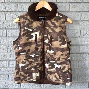 Powder River by Panhandle Slim Camo Vest Size Small